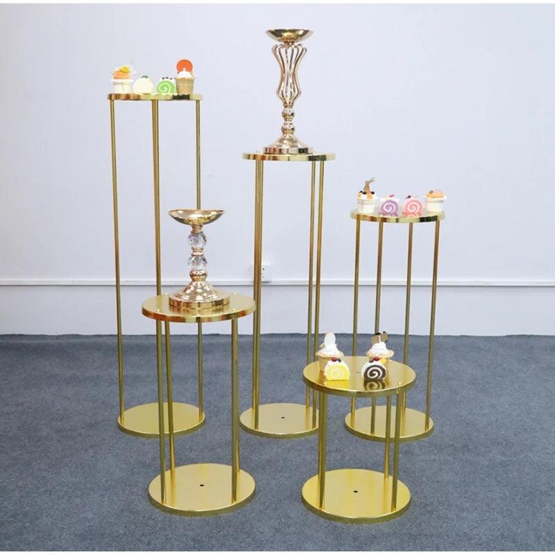 Circular Iron Flower Frame Road Sign Wedding Props